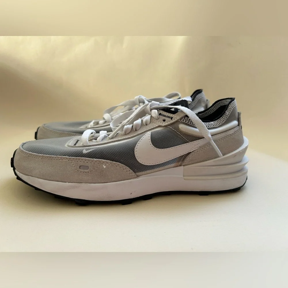 Nike WOMEN White and Gray Lifestyle Sneakers